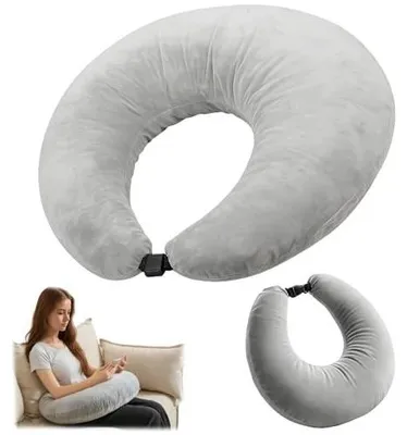 Zdjęcie produktu dla Poduszka ergonomiczna do czytania u aksamitna dla dorosłych relaks
