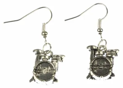 Produktbild von Schlagzeug Ohrringe Miniblings Hänger Drummer Drums Musik Musiker Trommel