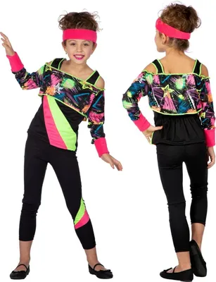 Produktbild von 80's Vintage Aerobic Mädchen 152