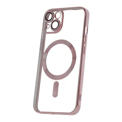 Immagine prodotto di Custodia in silicone TPU Mag Color Chrome per iPhone 14 oro rosa