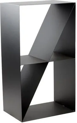 Produktbild von MAGNUS Brennholzregal R142 Schwarz Kaminregal Holzregal Ofenregal