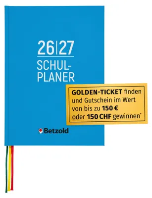 Produktbild von Betzold Schulplaner, Hardcover, DIN A4 plus, Schuljahr: 2026/2027