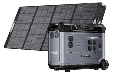 Produktbild von OUKITEL P5000 Pro Solargenerator 4000W 5120Wh | Tragbarer Stromspeicher für Camping & Notstrom