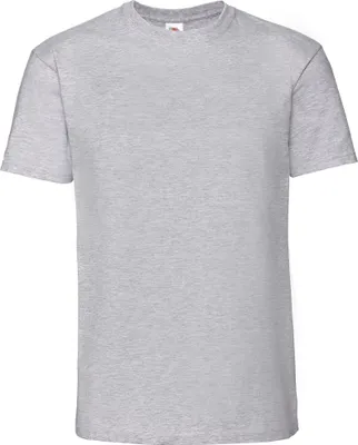 Image de Fruit Of The Loom T-shirt Premium Homme RW5974 (L) (Gris chiné)