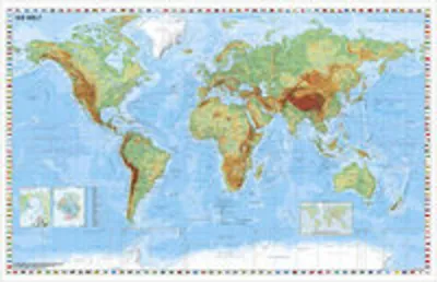 Obrázek produktu pro Fyzická mapa světa