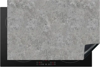 Produktbild von KitchenYeah© Herdabdeckplatte Muster - Zement - Beton , 81x52cm, Küche Deko, Glaskeramikkochfeld Herdabdeckung, Abdeckplatte fùr Kochfeld