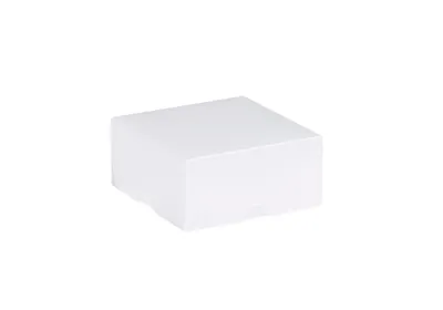 Produktbild von Kunststoff Geschenkbox, Frosty Geschenkbox aus Polypropylen-Kunststoff, Format 8x8x4cm WEISS FROSTED 10 St.