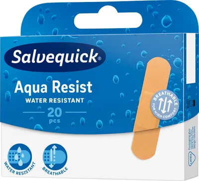 Produktbild von Salvequick Aqua Resist plastry wodoodporne 20 szt.