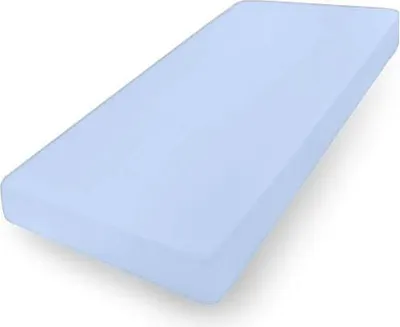 Produktbild von Jersey-Spannbettlaken 70x140x10 PREMIUM Blau