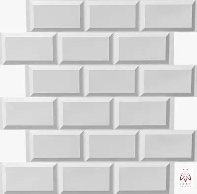 Imagen del producto de Adhesivos de PVC de 30x30 cm, autoadhesivos, para decorar paredes, tipo azulejos, película para azulejos, decoraciones, paneles 3D / 10 unidades (PCV06)