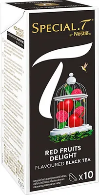 Produktbild von Schwarzer Tee Red Fruits Delight 10 Kapseln