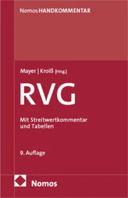 Produktbild von Rechtsanwaltsvergütungsgesetz: RVG