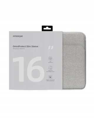 Zdjęcie produktu dla Innostyle Torba Na Laptopa 16" Wodoodporna Etui Omniprotect Slim Szary