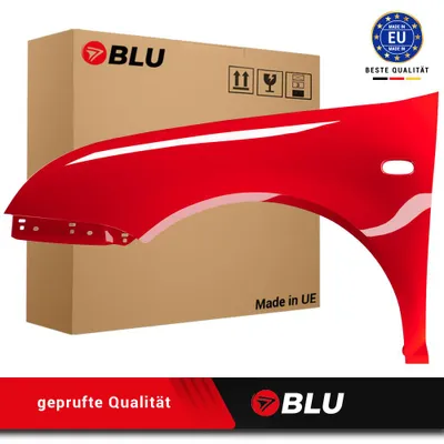 Obrázek produktu pro BLU Blatník náhrada pro Volkswagen Bora 1J1 1J6 LP3G Levý Červené FlashRot | 1998-2005 | Přední | Lakovaný | Připravený k montáži, Obrázek vytvořený pomocí AI