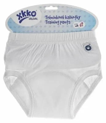 Obrázok produktu pre XKKO Tréningové nohavičky Organic - Biele, veľkosť M