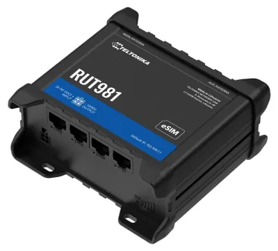 Produktbild von TELTONIKA RUT981 CAT4 LTE Router Dual SIM und eSIM