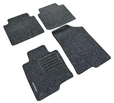 Obrázek produktu pro Koberečky do interiéru Kia Optima, sedan, černá barva, jehlafilc, s potiskem