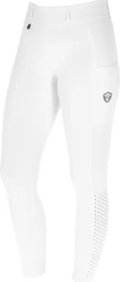 Produktbild von Covalliero Kinder Turnier Reitleggings Riding Tights Compression white FS 2025, Größe:164/170