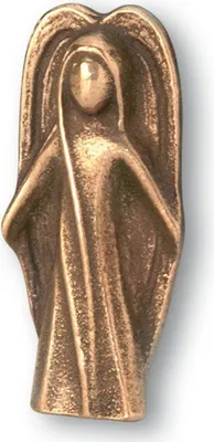 Produktbild von Handschmeichler Engel - Bronze Schutzengel Bronzeengel 55cm in Geschenkbox