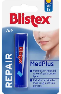 Productafbeelding van Blistex Lippenbalsem med plus stick hang (4,25 gr)