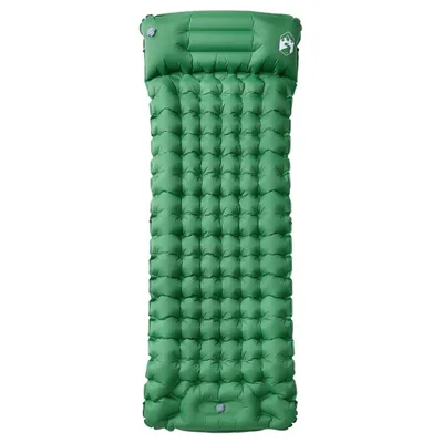 Immagine prodotto di Materasso Campeggio Autogonfiabile con Cuscini 1 Persona Verde