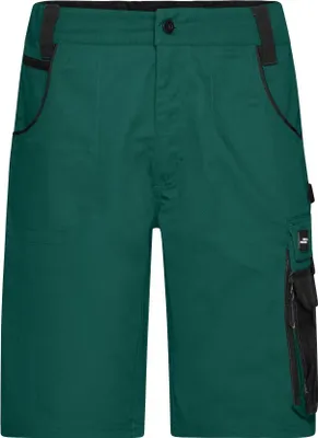 Produktbild von Workwear Bermudas - STRONG - dark-green/black, Gr. 62