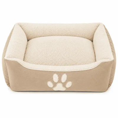 Produktbild von Hundekissen Extraweich Hundebett Hundekorb Katzenbett Haustierbett - Beige