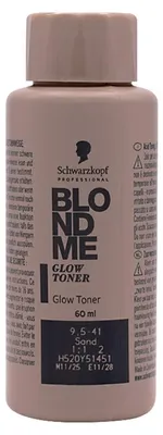 Produktbild von Schwarzkopf Professional BlondMe Glow Toner 9,5-41 Sand 60ml - Haartoner
