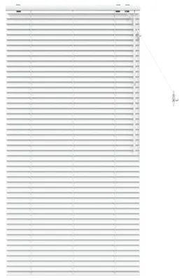 Zdjęcie produktu dla vidaXL Żaluzja, biała, 75 x 160 cm, rama 35 mm, wykonana z litego drewna paulowni