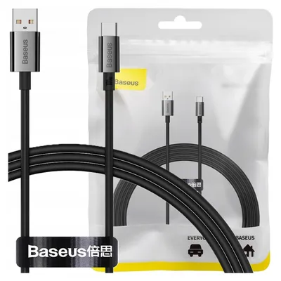 Image de USB-A to USB-C Cable Baseus Superior Series, 100W, 5A, 2m, Black P10320102114-02