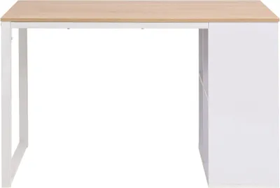 Obrázok produktu pre vidaXL Stôl 120×60×75 cm dub hnedý a biely