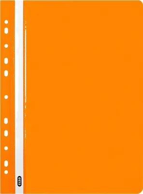 Produktbild von Schnellhefter A4 PP mit Abheftlochung orange Packung mit 25 Stück