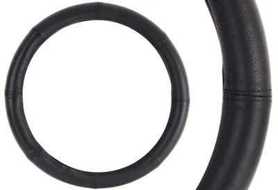 Produktbild von AMiO 01770 Lenkradbezug Ø47-49cm Schwarz Lenkradhülle