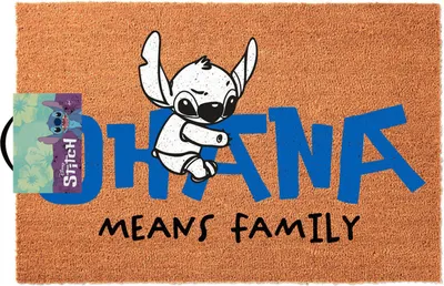 Image de Paillasson coco - Paillasson coco - Disney - Stitch - Ohana