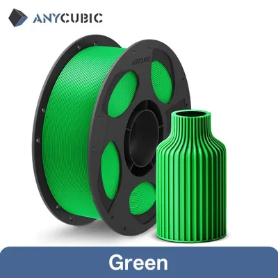 Immagine prodotto di Filamento per stampanti 3D - PLA 1,75 mm - Compatibile con FDM - Confezione da 10 kg - Verde