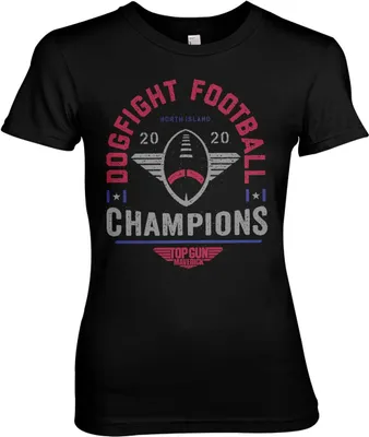 Produktbild von Top Gun Maverick Dogfight Girly Tee - XX-Large - Black