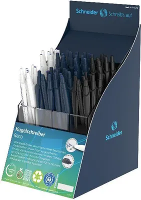 Produktbild von Schneider Kugelschreiber Reco Display 60 Stück D