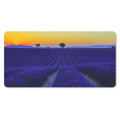 Produktbild von MuchoWow® Mauspad Mousepad Farben - Lavendel - Sonnenuntergang 60x30 cm - Mousepads - Maus Mat - Pad - Mausunterlage - Nachhaltig