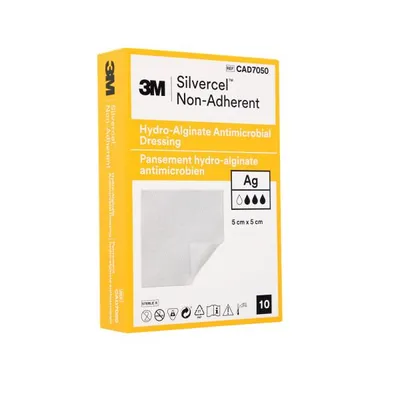 Zdjęcie produktu dla Silvercel Hydroalginat Bandaż 5x5 cm 10 St