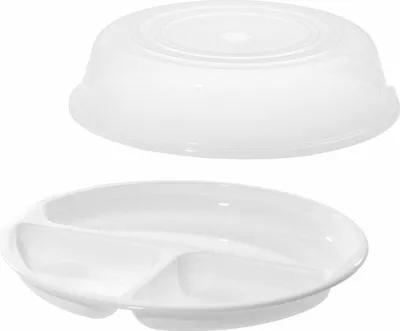 Obrázek produktu pro Sada pro mikrovlnnou troubu Westmark, dvoudílná, talíř na menu a kryt, Ø 25 cm,1 x 2240227
