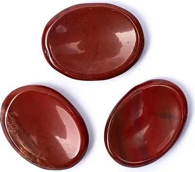 Obrázok produktu pre Worry Stones Červený jaspis --balenie 3ks - 5,5x4x1,5cm