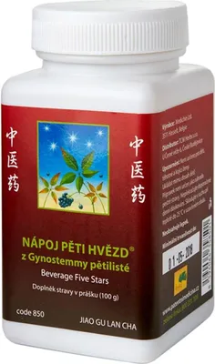 Image de 850 Beverage Five Stars (JIAO GU LAN CHA), 100 g