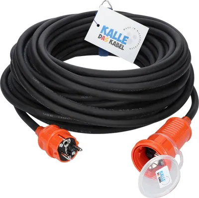 Produktbild von Kalle Verlängerungskabel Schuko Colour 1,5mm² orange IP44 15 Meter