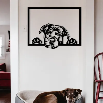 Zdjęcie produktu dla Wallity, dekoracyjna metalowa dekoracja ścienna, czarna, 70 x 54 cm | 100% metalu (grubość: 1,2 mm) | Stylowy i nowoczesny design do każdego pomieszczenia, idealny do salonu i gabinetu.