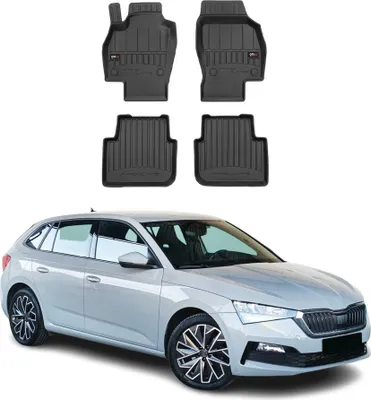 Image de Tapis de Sol pour Skoda Scala 2019-2022 TPE Noir