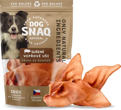 Obrázek produktu pro DOG SNAQ, Hovězí ucho sušené 3ks