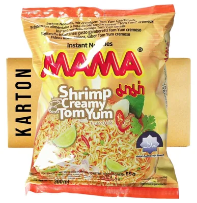 Produktbild von Mama Instantnudeln Creamy Tom Yum 30x55g
