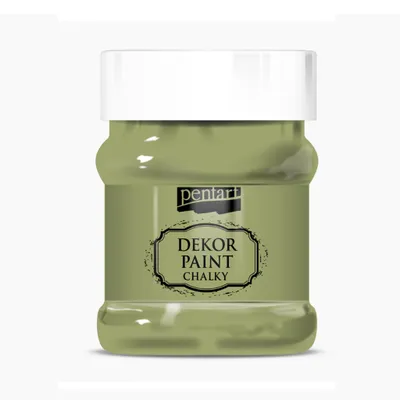 Immagine prodotto di PENTART Colore decorativo gessoso, 230 ml, oliva