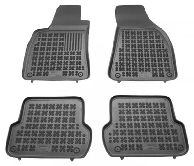 Productafbeelding van Rubberen vloermat, zwart, geschikt voor Seat Exeo (2008-2013).