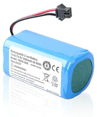 Akku 14,4 V 3400 mAh für Eufy RoboVac, Ecovacs Deebot u. a.